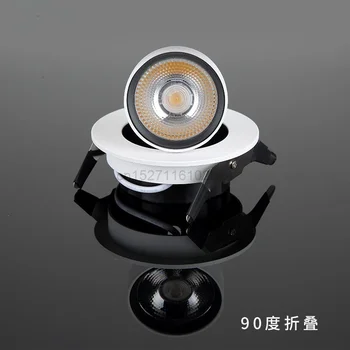 20 ADET gömülü kısılabilir LED Downlight gömme tavan lambası 5W 10W 12W 360 derece dönme spot ışık Downlight AC85-265V