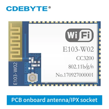 CC3200 WIFI Kablosuz Modülü Vericiler E103-W02 2.4 GHz 100 mw IPX PCB Uhf Kablosuz Verici ve Alıcı Veri İletim