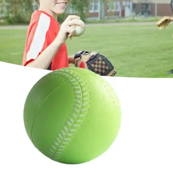 Köpük Topu Küçük Düz Renk Hafif Gençlik Eğitim Oyunu Köpük Beyzbol Açık Simülasyon Softbol Simülasyon Softbol