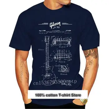 Nuevo Gary Moore T camiseta impresión de la guitarra de dibujo 1955-plano-Tee 100% de algodón camiseta Casual