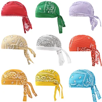 1 Adet Hızlı Kuru Spor bisikletçi şapkası başörtüsü Yaz Erkek Kadın Koşu Sürme Bandana başörtüsü korsan şapkası Hood Kafa Bandı