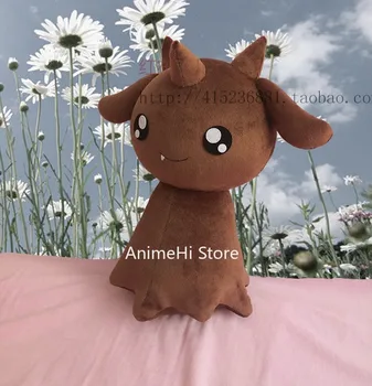 Anime Chocomon peluş oyuncak Digimon Dijital Canavarlar Şekil Bebek 35 cm El Yapımı Cosplay Dolum Yastık Hediye için Çocuk