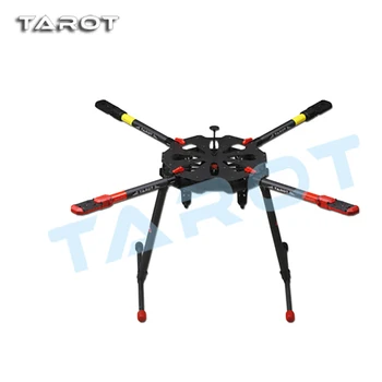 Tarot TL4X001 X4 Şemsiye Karbon Fiber Katlanabilir drone iskeleti Kiti ile Elektronik İniş Skid RC Drone FPV için
