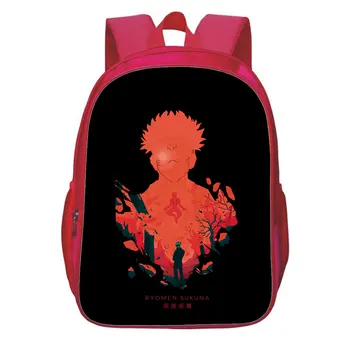 Jujutsu Kaisen Sırt Çantaları Erkek / Kız Anime Harajuku Okul Çantaları Seyahat Çantaları 3D Baskılı Genç Bookbag Çocuklar Sırt Çantası