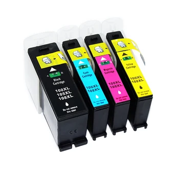 4 renkli Mürekkep Kartuşu için Kullanılan Lexmark 100/105/108/ S205/S208/S305/S308/S405/S408/S409/S505/S508/S605 / S608