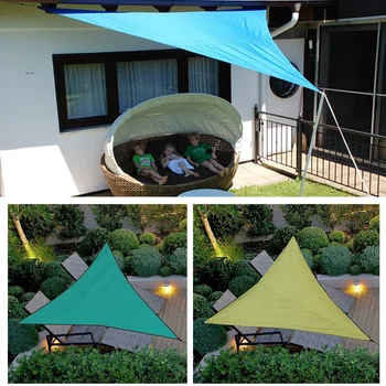 3X3X3 M Su Geçirmez Üç Köşeli Güneş Barınak Tente Şemsiye Açık Gölgelik Bahçe Veranda Gölge Yelken Bez