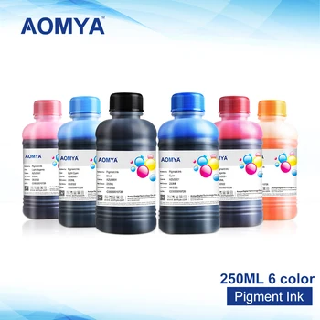 250 ml x 12 Renk Aomya Pigment mürekkep İçin Uyumlu HP Designjet Z3100 / Z3200 Yazıcı dolum pigment mürekkep 12C / set toplu mürekkep