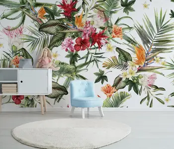 Özel İskandinav yağmur ormanları Duvar Kağıtları Oturma Odası Ev Dekor için duvar tablosu 3D duvar kağıtları ev dekor yatak odası dekorasyon