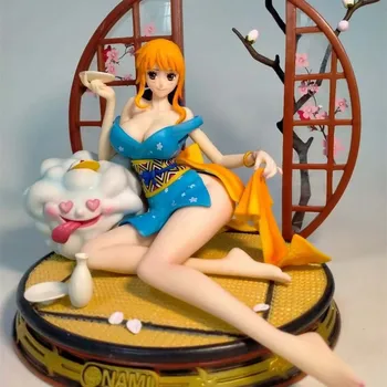Anime Nami GK Kimono Sarhoş PVC Action Figure Koleksiyon Model Bebek Oyuncak 31 cm