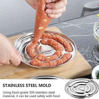 Paslanmaz Çelik sosis makinesi Kalıp Et Doldurma Barbekü Pişirme Muhafazaları Jambon Hot Dog Mutfak Alet Ve Aksesuarları Araçları Eşyaları