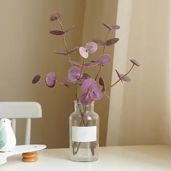 Güzel Uzun Ömürlü Çekici Fotoğraf Sahne Simülasyon Çiçek Oturma Odası için Sahte Okaliptüs Sahte Okaliptüs