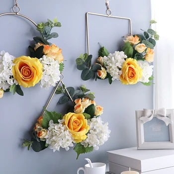 İç duvar dekorasyonu küçük kolye duvar yatak odası odası duvar yanlış çiçek yaratıcı duvar dekorasyonu iç duvar dekorasyonu