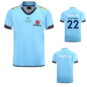 2022 2023 NSW WARATAHS RUGBY EV FORMASI t-shirt Yeni stil rugby gömlek formaları büyük boy 5xl
