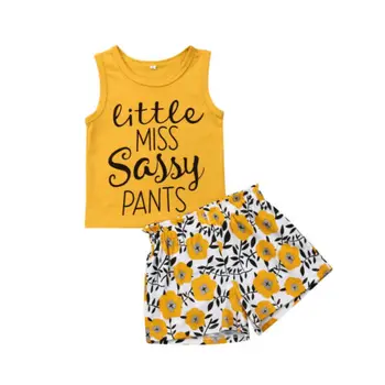 Bebek Giysileri Yaz Erkek Bebek Plaj Moda Baskı Üstleri + Eğlence Pantolon Paketi Seti Giysileri