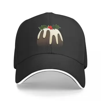 Unisex pamuklu kasket Kadınlar Erkekler İçin Noel Puding Mizah Erkek Komik Noel Moda beyzbol şapkası Ayarlanabilir Açık Streetwear Şapka