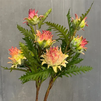Yapay Çiçekler Bitkiler Kiribati Küçük Devedikeni Ev Bahçe Süslemeleri