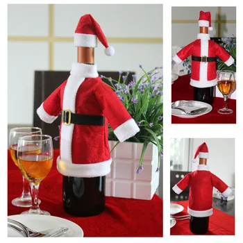 Noel elbise şişesi Seti noel hediyesi Çanta Tutucu Toz Yeni Yıl 2023 Noel Hediyesi Noel Dekorasyon Ev için navidad 2022