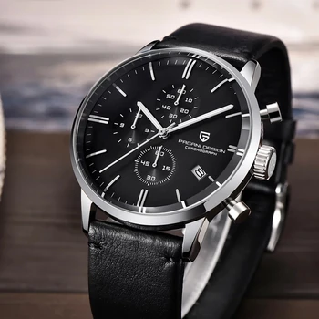 2020 Yeni PAGANI tasarım Üst Marka Lüks erkek kuvars saatler Erkekler Otomatik Tarih İzle Su Geçirmez Chronograph VK67 reloj hombre