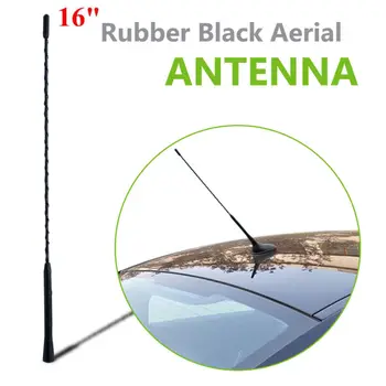 Siyah Kauçuk Uzun Kırbaç Yedek Anten Anten Arı Sokması Araba Van Modifiye 16