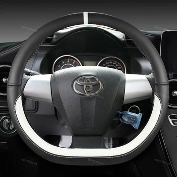 Araba direksiyon kılıfı Mikrofiber Deri Toyota İçin Oto Aksesuarları iç Hızlı Kargo