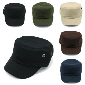 Mistdawn Yaz Unisex Ordu Askeri Devriye Kap Harbiyeli Şapka Açık Beyzbol Şapkası Sürüş Ayarlanabilir Yeni