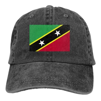 Saint Kitts Ve Nevis bayrağı Kovboy şapkası
