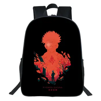 Jujutsu Kaisen Sırt Çantası Anime Baskı çizimli çanta Kız Erkek Seyahat Sırt Çantası gençler için sırt çantaları Çocuklar