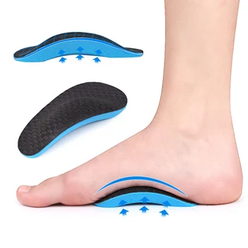 EVA Düz Ayak Kemer Desteği Ortopedik Tabanlık Pedleri Ayakkabı Erkekler Kadınlar İçin Ayak Valgus Varus Spor Tabanlık Ayakkabı Ekler Yastık