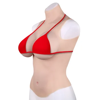 Yarım Vücut Katı E F Fincan Büyük Fincan Göğüsler Formu Kadın Sahte Meme Giyilebilir Seksi Göğüs Sürükle Kraliçe Crossdresser Transeksüel Gibi Büstü Ekleyin