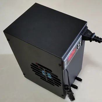 Termostatik ayarlanabilir yarı iletken elektronik buzdolabı Küçük mikro soğutucu 37L balık tankı sirkülasyonlu su soğutucu