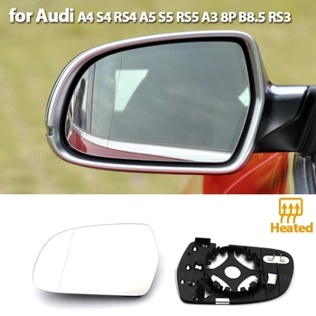 Kapı Kanat dikiz aynası Cam Yan Ayna Lens ısıtmalı Cam Audi A4 S4 RS4 B8.5 2011-16, A5 S5 RS5 B8.5 10-16, A3 8P RS3