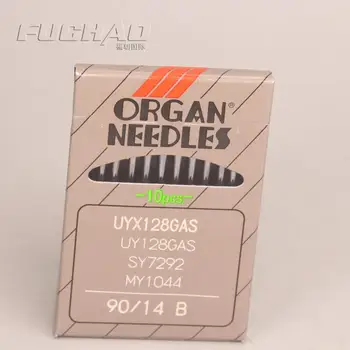 Japon Orijinal Organ Marka İğneler UYX128GAS, 90 / 14B,Endüstriyel Kilit Dikiş makineleri,Gibi JUKI, BROTHER,