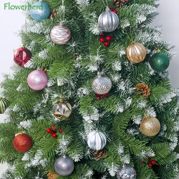 Noel Ağacı Süsleri 6CM Noel dekoratif toplar Yeni Noel Asılı Top 12 adet yılbaşı dekoru yılbaşı süsleri
