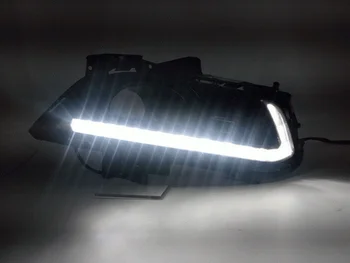 BOOMBOOST 1 takım araba-styling ıçin F / ord M / ondeo Veya F / usion 2013-2015 LED DRL Su Geçirmez Gündüz Farları Günışığı